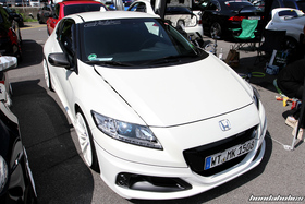 Weisser Honda CRZ ZF1 am Japanertreffen